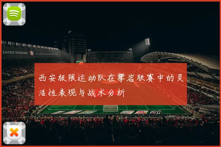 西安极限运动队在攀岩联赛中的灵活性表现与战术分析
